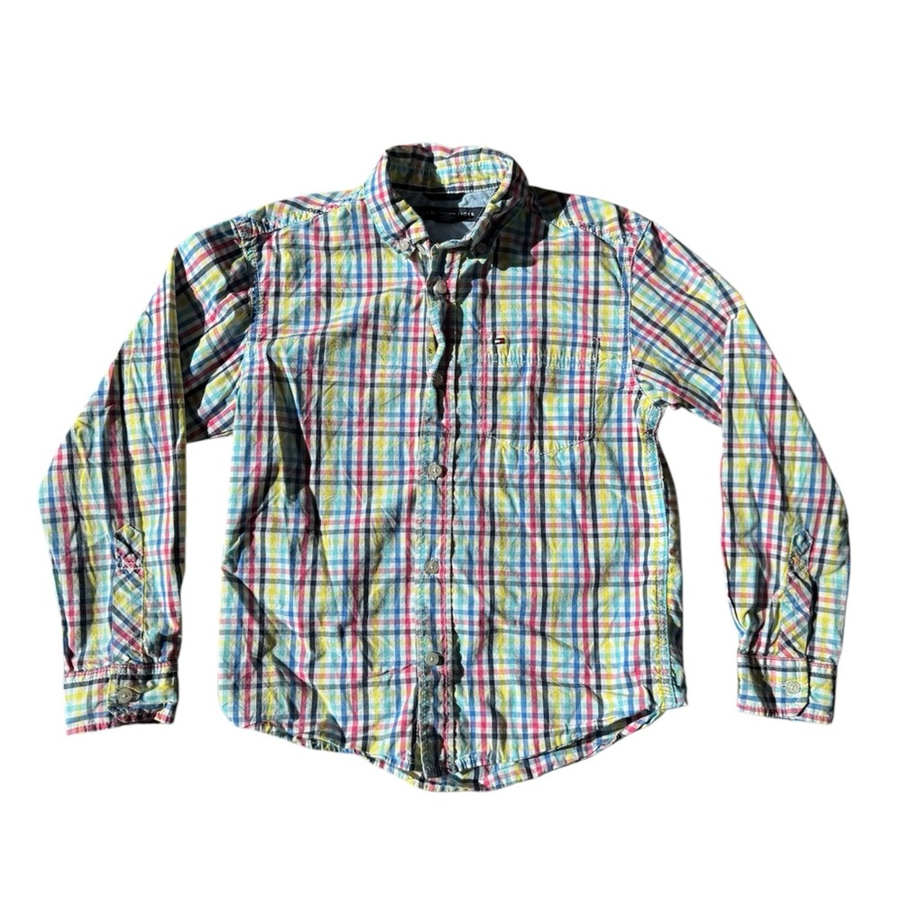 Tommy Hilfiger Boys 8/10 Small Button Up Shirt